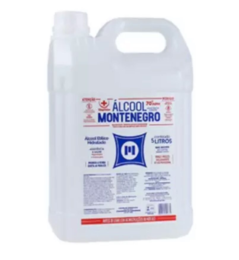 Álcool Liquido 70% 5L